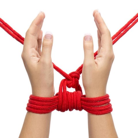 LINA FETISH BONDAGE ROPE 10M CZERWONA 24-0167 LINA FETISH BONDAGE ROPE 10M CZERWONA 24-0167
