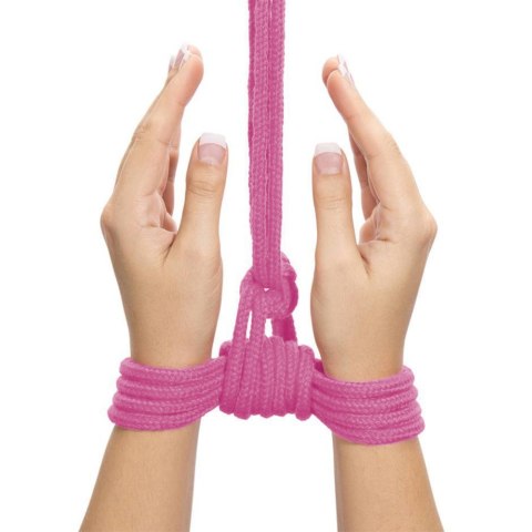 LINA FETISH BONDAGE ROPE 10M RÓŻOWA 24-0168 LINA FETISH BONDAGE ROPE 10M RÓŻOWA 24-0168