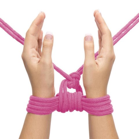 LINA FETISH BONDAGE ROPE 10M RÓŻOWA 24-0168 LINA FETISH BONDAGE ROPE 10M RÓŻOWA 24-0168