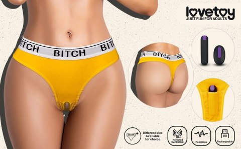 MAJTKI BITCH VIBRATING PANTIES (24~27 CALI W TALII) 24-0180 MAJTKI BITCH VIBRATING PANTIES (24~27 CALI W TALII) 24-0180