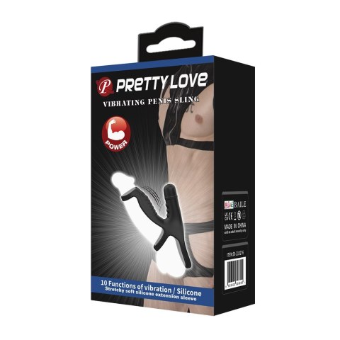 NAKŁADKA PRETTY LOVE - VIBRATING PENIS SLING 05-1331 NAKŁADKA PRETTY LOVE - VIBRATING PENIS SLING 05-1331