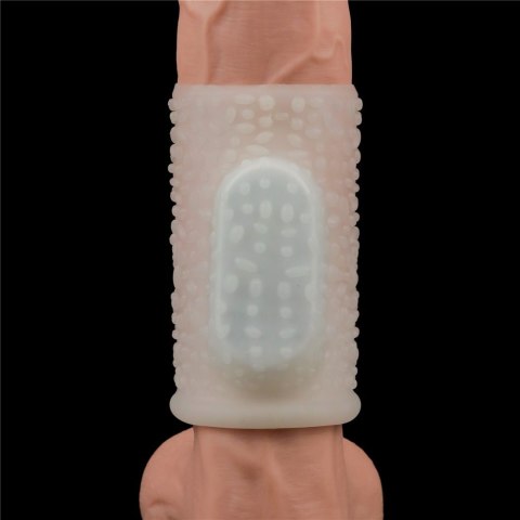 PIERŚCIEŃ NAKŁADKA VIBRATING DRIP KNIGHTS RING (WHITE) 24-0242 PIERŚCIEŃ NAKŁADKA VIBRATING DRIP KNIGHTS RING (WHITE) 24-0242