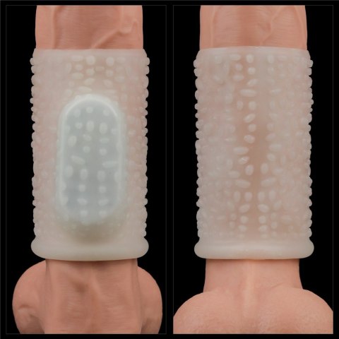 PIERŚCIEŃ NAKŁADKA VIBRATING DRIP KNIGHTS RING (WHITE) 24-0242 PIERŚCIEŃ NAKŁADKA VIBRATING DRIP KNIGHTS RING (WHITE) 24-0242