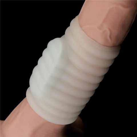 PIERŚCIEŃ NAKŁADKA VIBRATING WAVE KNIGHTS RING (WHITE) 24-0244 PIERŚCIEŃ NAKŁADKA VIBRATING WAVE KNIGHTS RING (WHITE) 24-0244