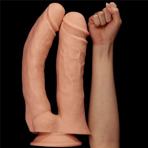 PODWÓJNE DILDO 12'' REALISTIC MEGA DOUBLE DILDO 24-0205 PODWÓJNE DILDO 12'' REALISTIC MEGA DOUBLE DILDO 24-0205