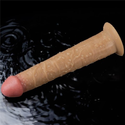 WIBRATOR 10'' DUAL LAYERED PLATINUM SILICONE ROTATOR 24-0157 WIBRATOR 10'' DUAL LAYERED PLATINUM SILICONE ROTATOR 24-0157
