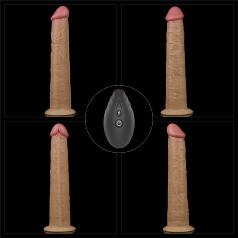 WIBRATOR 10'' DUAL LAYERED PLATINUM SILICONE ROTATOR 24-0157 WIBRATOR 10'' DUAL LAYERED PLATINUM SILICONE ROTATOR 24-0157