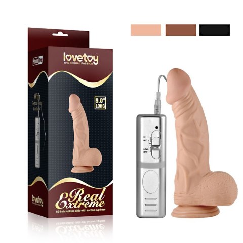 WIBRATOR 9" REAL EXTREME VIBRATING DILDO 24-0184 WIBRATOR 9" REAL EXTREME VIBRATING DILDO 24-0184