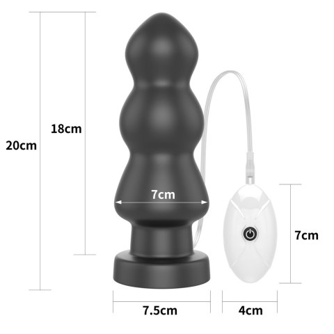 WIBRATOR ANALNY 7.8" KING SIZED VIBRATING ANAL RIGGER 24-0206 WIBRATOR ANALNY 7.8" KING SIZED VIBRATING ANAL RIGGER 24-0206