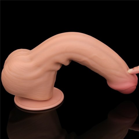 11.5'' KING SIZED SLIDING SKIN DUAL LAYER DONG 24-0332 11.5'' KING SIZED SLIDING SKIN DUAL LAYER DONG 24-0332