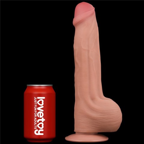 11.5'' KING SIZED SLIDING SKIN DUAL LAYER DONG 24-0332 11.5'' KING SIZED SLIDING SKIN DUAL LAYER DONG 24-0332
