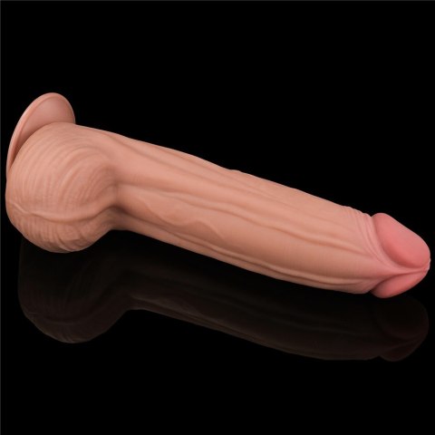 12'' KING SIZED SLIDING SKIN DUAL LAYER DONG 24-0333 12'' KING SIZED SLIDING SKIN DUAL LAYER DONG 24-0333