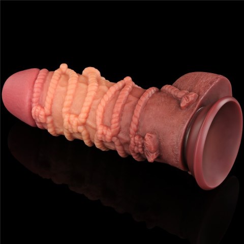 9.5'' DUAL LAYERED PLATINUM SILICONE COCK WIT 24-0533 9.5'' DUAL LAYERED PLATINUM SILICONE COCK WIT 24-0533