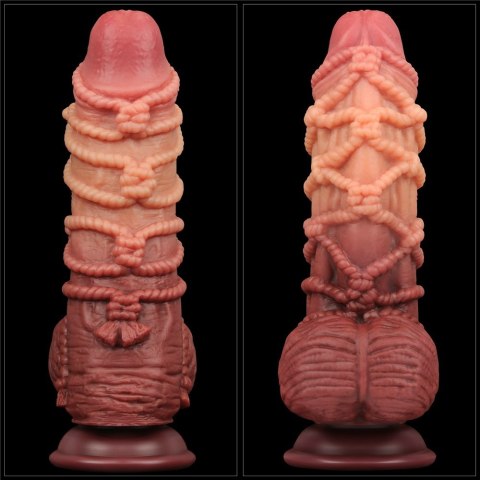 9.5'' DUAL LAYERED PLATINUM SILICONE COCK WIT 24-0534 9.5'' DUAL LAYERED PLATINUM SILICONE COCK WIT 24-0534