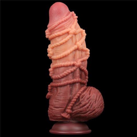 9.5'' DUAL LAYERED PLATINUM SILICONE COCK WIT 24-0534 9.5'' DUAL LAYERED PLATINUM SILICONE COCK WIT 24-0534