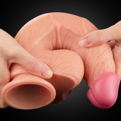 DILDO 10" DUAL LAYER PLATINUM SILICONE COCK 24-0385 DILDO 10" DUAL LAYER PLATINUM SILICONE COCK 24-0385