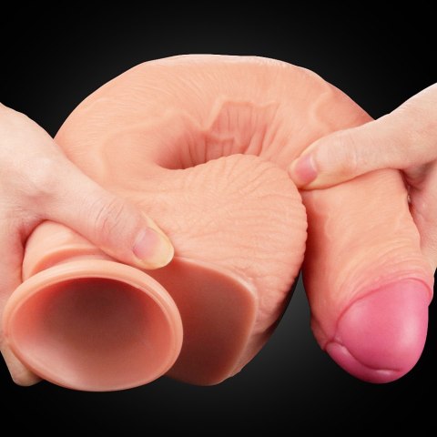DILDO 11" DUAL LAYER PLATINUM SILICONE COCK 24-0442 LOVETOY