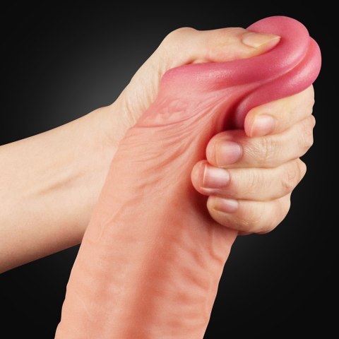 DILDO 12" DUAL LAYERED PLATINUM SILICONE COCK 24-0443 DILDO 12" DUAL LAYERED PLATINUM SILICONE COCK 24-0443