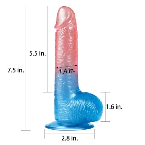DILDO 7.5'' DAZZLE STUDS 24-0308 DILDO 7.5'' DAZZLE STUDS 24-0308