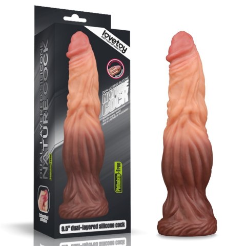 DILDO 9.5" NATURE COCK 24-0323 DILDO 9.5" NATURE COCK 24-0323