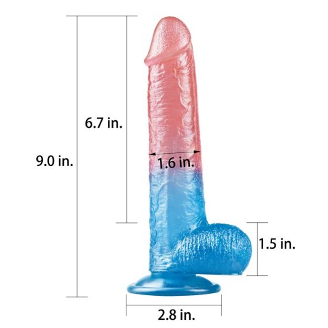 DILDO 9'' DAZZLE STUDS 24-0309 DILDO 9'' DAZZLE STUDS 24-0309