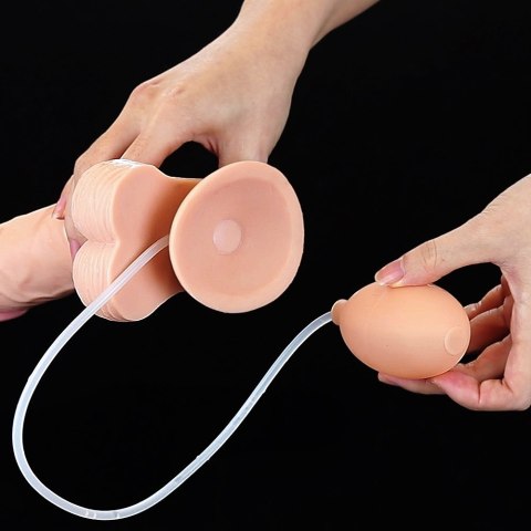 DILDO 9" SOFT EJACULATION COCK WITH BALL 24-0304 DILDO 9" SOFT EJACULATION COCK WITH BALL 24-0304