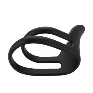 DOUBLE PENIS RING JERVY BLACK PASSION LABS 32-0030