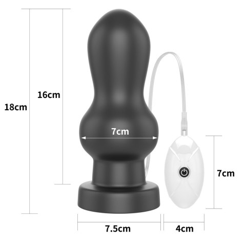 KOREK 7" KING SIZED VIBRATING ANAL 24-0363 KOREK 7" KING SIZED VIBRATING ANAL 24-0363