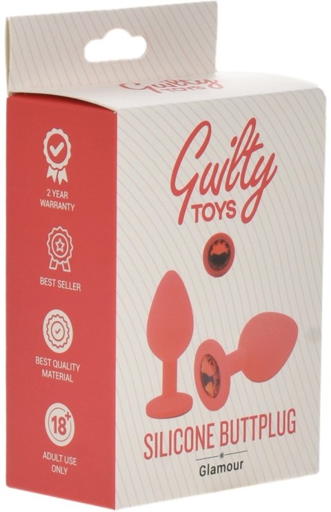KOREK ANALNY ŚREDNI GUILTY TOYS 29-0035 KOREK ANALNY ŚREDNI GUILTY TOYS 29-0035
