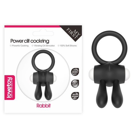 PIERŚCIEŃ POWER CLIT SILICONE COCKRING CZARNY 24-0292 PIERŚCIEŃ POWER CLIT SILICONE COCKRING CZARNY 24-0292