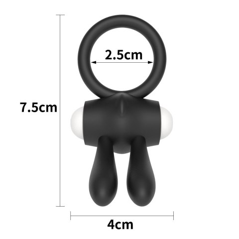 PIERŚCIEŃ POWER CLIT SILICONE COCKRING CZARNY 24-0292 PIERŚCIEŃ POWER CLIT SILICONE COCKRING CZARNY 24-0292