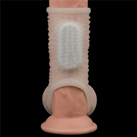 PIERŚCIEŃ VIBRATING DRIP KNIGHTS RING WITH SCROTUM SLEEVE 24-0311 LOVETOY PIERŚCIEŃ VIBRATING DRIP KNIGHTS RING WITH SCROTUM SLEEVE 24-0311 LOVETOY