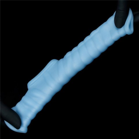 PIERŚCIEŃ VIBRATING WAVE KNIGHTS RING WITH SCROTUM SLEEVE 24-0315 PIERŚCIEŃ VIBRATING WAVE KNIGHTS RING WITH SCROTUM SLEEVE 24-0315