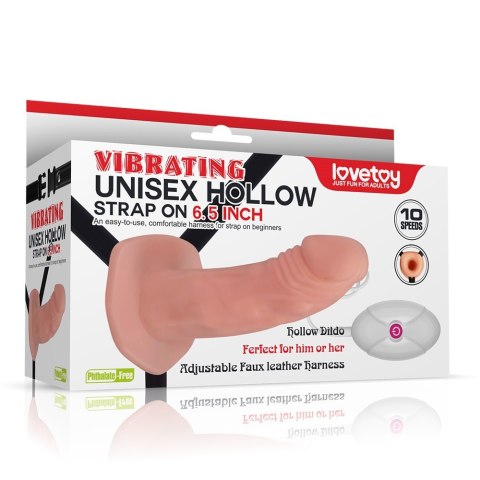 VIBRATING UNISEX HOLLOW STRAP ON 24-0301 VIBRATING UNISEX HOLLOW STRAP ON 24-0301