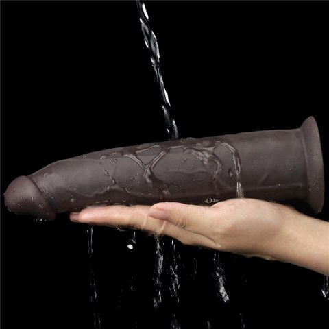 WIBRATOR 9'' DUAL LAYERED SILICONE ROTATOR CZARNE 24-0446 WIBRATOR 9'' DUAL LAYERED SILICONE ROTATOR CZARNE 24-0446