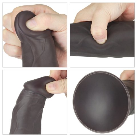 WIBRATOR 9'' DUAL LAYERED SILICONE ROTATOR CZARNE 24-0446 WIBRATOR 9'' DUAL LAYERED SILICONE ROTATOR CZARNE 24-0446