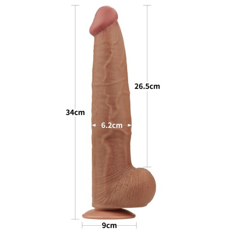 13.5'' KING SIZED SLIDING SKIN DUAL LAYER DONG 24-0342 13.5'' KING SIZED SLIDING SKIN DUAL LAYER DONG 24-0342