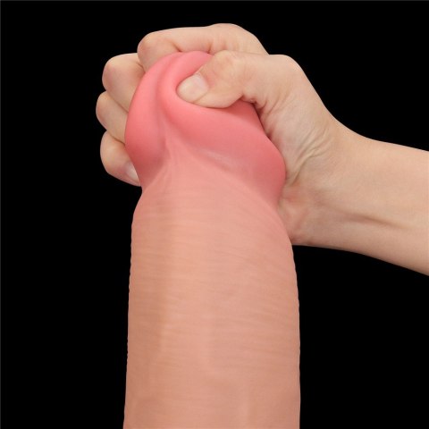 14'' KING SIZED SLIDING SKIN DUAL LAYER DONG 24-0334 14'' KING SIZED SLIDING SKIN DUAL LAYER DONG 24-0334