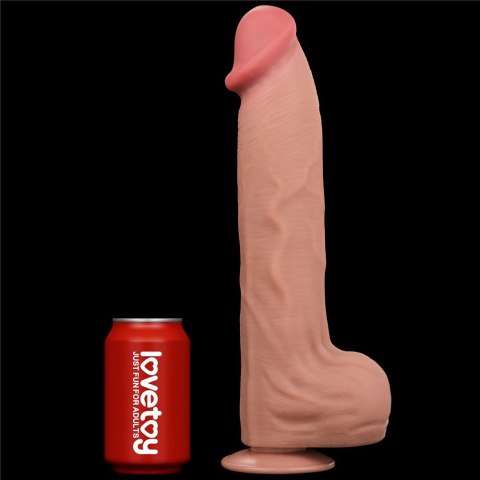 14'' KING SIZED SLIDING SKIN DUAL LAYER DONG 24-0334 14'' KING SIZED SLIDING SKIN DUAL LAYER DONG 24-0334