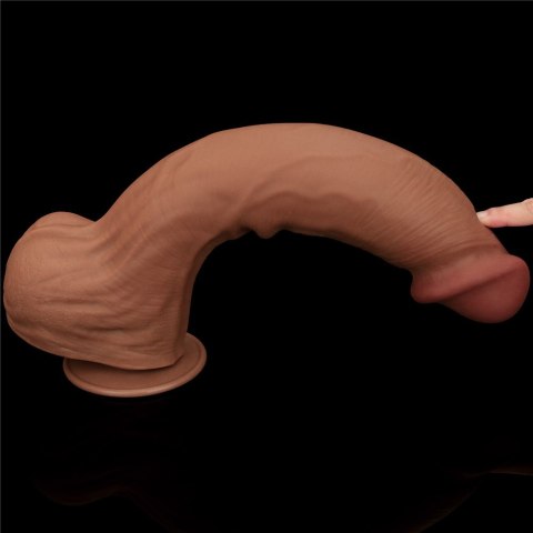 DILDO 14'' KING SIZED SLIDING SKIN DUAL LAYER DONG 24-0388 DILDO 14'' KING SIZED SLIDING SKIN DUAL LAYER DONG 24-0388