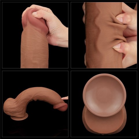 DILDO 14'' KING SIZED SLIDING SKIN DUAL LAYER DONG 24-0388 DILDO 14'' KING SIZED SLIDING SKIN DUAL LAYER DONG 24-0388