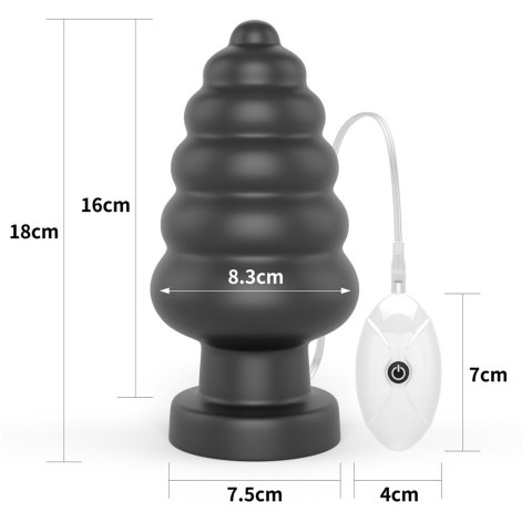 KOREK 7" KING SIZED VIBRATING ANAL CRACKER 24-0358 KOREK 7" KING SIZED VIBRATING ANAL CRACKER 24-0358