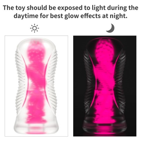 MASTURBATOR 6.0'' LUMINO PLAY MASTURBATOR - PINK GLOW 24-0343 MASTURBATOR 6.0'' LUMINO PLAY MASTURBATOR - PINK GLOW 24-0343