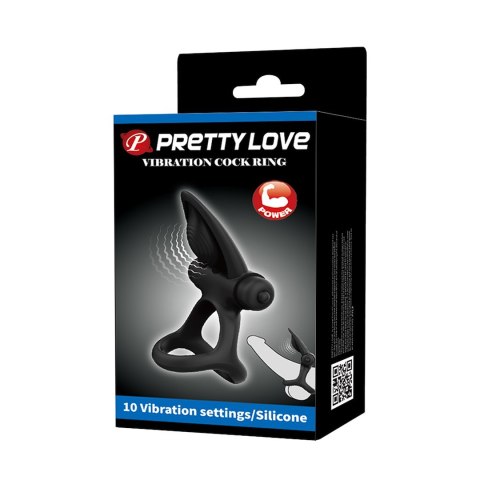PIERŚCIEŃ PRETTY LOVE VIBRATION COCK RING 05-1412 PIERŚCIEŃ PRETTY LOVE VIBRATION COCK RING 05-1412