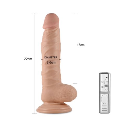 WIBRATOR 8.5" REAL EXTREME VIBRATING DILDO 24-0354 WIBRATOR 8.5" REAL EXTREME VIBRATING DILDO 24-0354