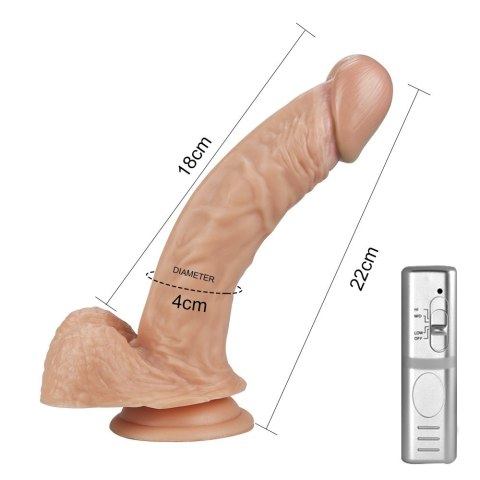 WIBRATOR 8.5" REAL EXTREME VIBRATING DILDO 24-0355 WIBRATOR 8.5" REAL EXTREME VIBRATING DILDO 24-0355