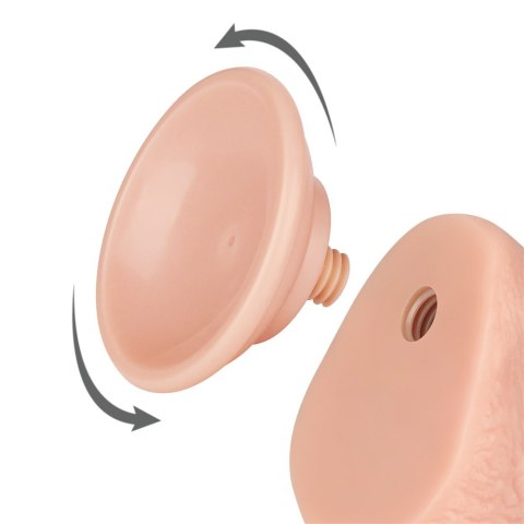 DILDO 7.5'' SLIDING SKIN DUAL LAYER DONG FLESH 24-0368 DILDO 7.5'' SLIDING SKIN DUAL LAYER DONG FLESH 24-0368