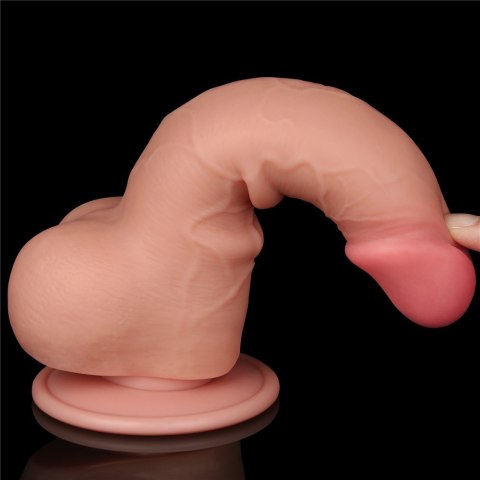 DILDO 7.5'' SLIDING SKIN DUAL LAYER DONG FLESH 24-0369 DILDO 7.5'' SLIDING SKIN DUAL LAYER DONG FLESH 24-0369