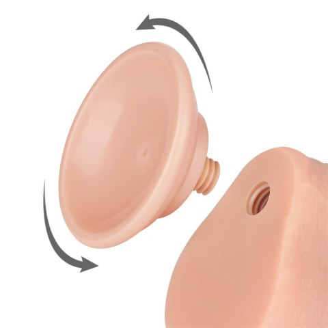 DILDO 7'' SLIDING SKIN DUAL LAYER DONG FLESH 24-0367 DILDO 7'' SLIDING SKIN DUAL LAYER DONG FLESH 24-0367