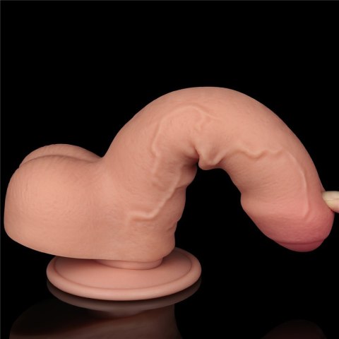 DILDO 7'' SLIDING SKIN DUAL LAYER DONG FLESH 24-0367 DILDO 7'' SLIDING SKIN DUAL LAYER DONG FLESH 24-0367